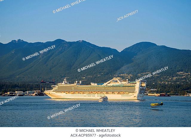 Golden Princess Cruise Ship, Vancouver, British Columbia, Canada