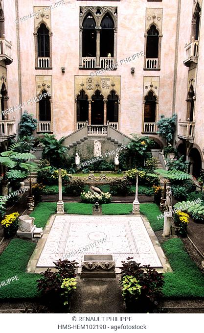 United States, Massachussets, Boston, Isabella Stewart Gardner Museum, in a Venitian-style Palace