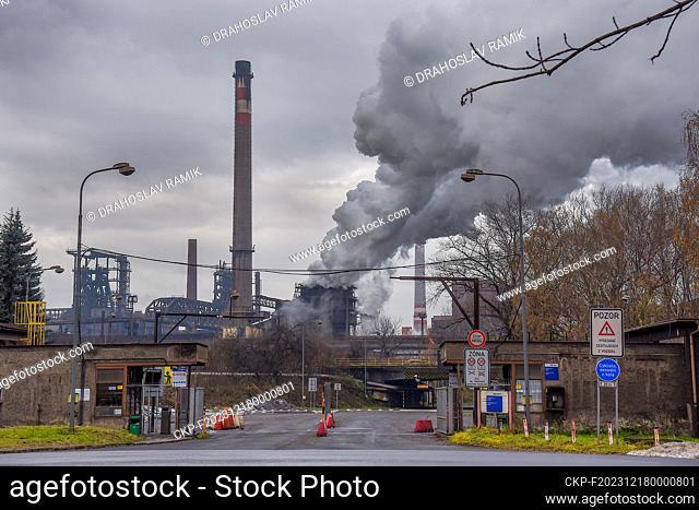Steelmaker Liberty Ostrava in Ostrava, Czech Republic, December 15, 2023. Tameh Czech, which supplies energy to the Liberty Ostrava steelworks