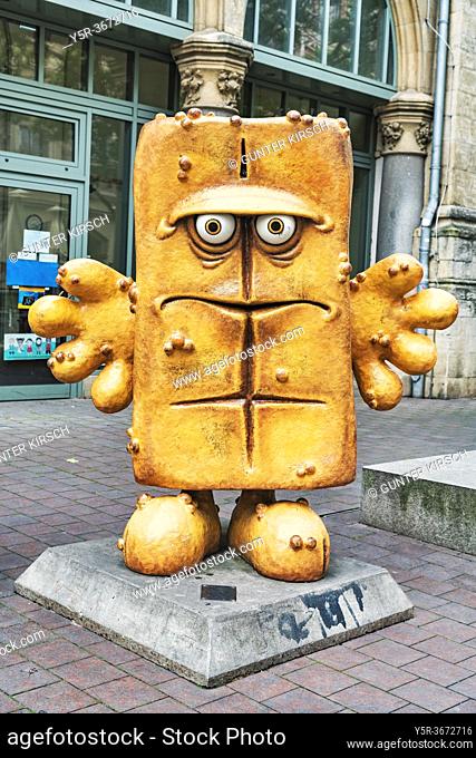Bernd das Brot is a character from the children's TV channel KiKA. It is a talking and mostly depressed white bread with very short arms