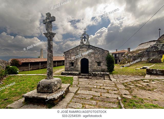 Santa Tecla hermitage. Santa Tecla hill. Pontevedra.Galicia. Spain. Europe