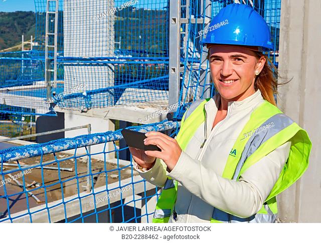 Safety Inspector. Security System Work RESA. Protection in building work in construction. System that eliminates the possibility of people falling in the works