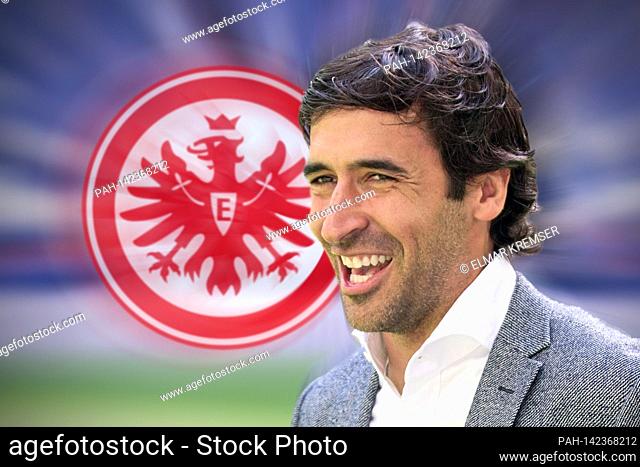 PHOTOMONTAGE: Bundesliga / Media: Raul coach candidate at Eintracht Frankfurt. Archive photo; RAUL (ex-professional footballer)