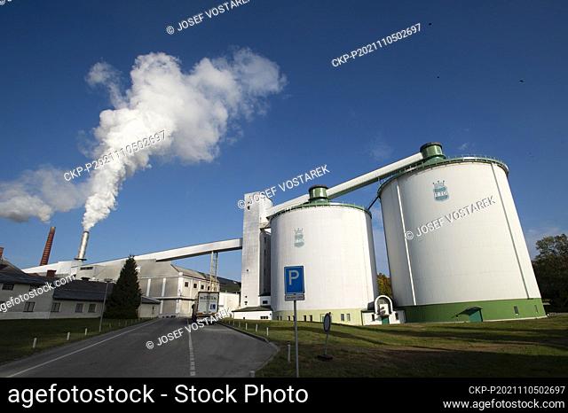 The Dobrovice sugar mill, Czech Republic, October 26, 2021. (CTK Photo/Josef Vostarek)