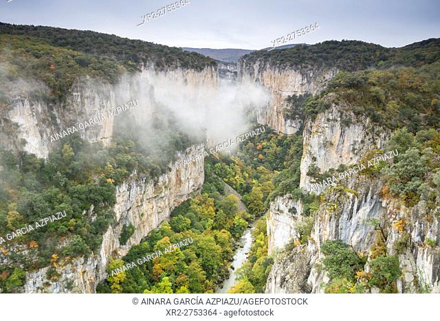 Arbayun gorges, Lumbier, Navarre, Spain