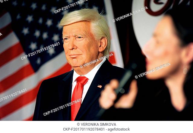A wax figure of Donald Trump was unveiled at Wax museum Grevin Prague, Czech Republic, on January 19, 2017, ahead of his inauguration as the 45th US president