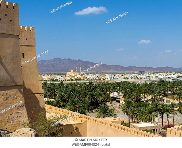Oman, Nachl, Fort Nakhl, Oasis Nakhl and Jebel Nakhl Massif