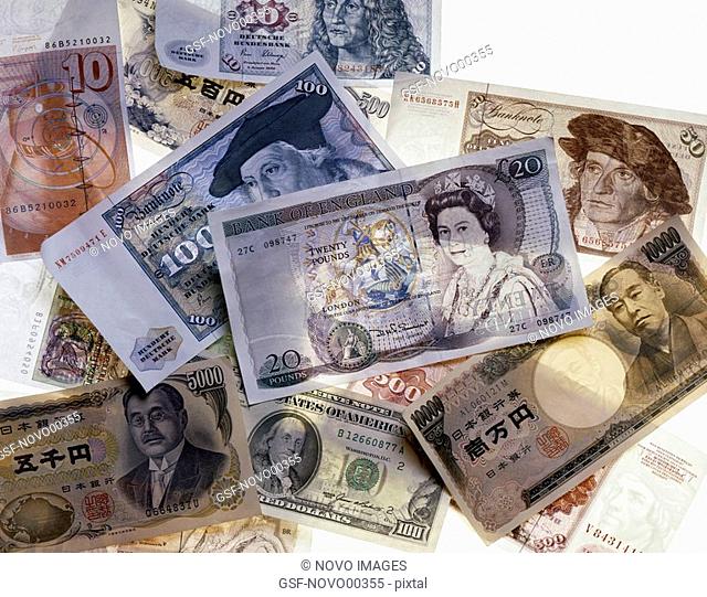 Assorted International Paper Money