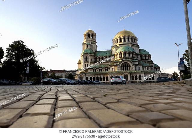 The St. Alexander Nevsky Cathedral in the historic Bulgarian capital. Sofia, Bulgaria