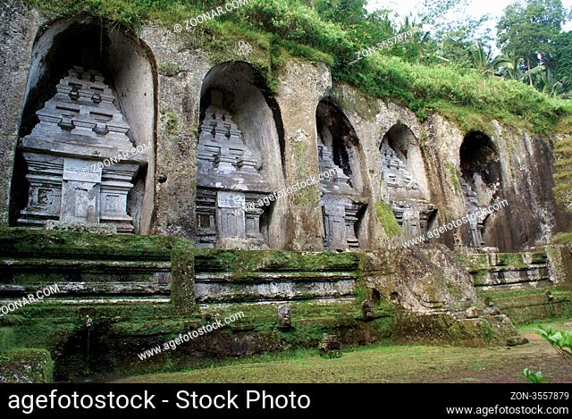 Caves in Gunung Kawi, near Ubud, Bali