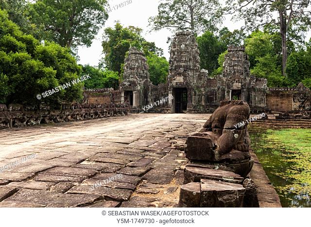 Preah Khan Sacred Sword  Angkor  UNESCO World Heritage Site  Cambodia  Indochina  Southeast Asia  Asia