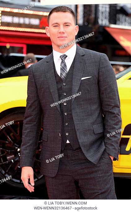 UK premiere of 'Logan Lucky' held at Vue West End - Arrivals Featuring: Channing Tatum Where: London, United Kingdom When: 21 Aug 2017 Credit: Lia Toby/WENN