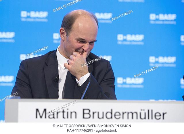 Dr. Martin BRUDERMUELLER BrudermÃ ller, Chief Executive Officer, CEO, BASF SE, Annual Press Conference of BASF SE in Ludwigshafen on 26.02.2019