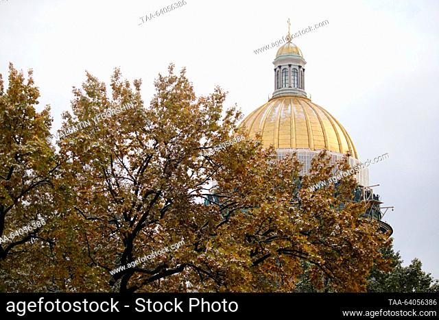 RUSSIA, ST PETERSBURG - OCTOBER 28, 2023: A view of St Isaac's Cathedral. Valentin Yegorshin/TASS