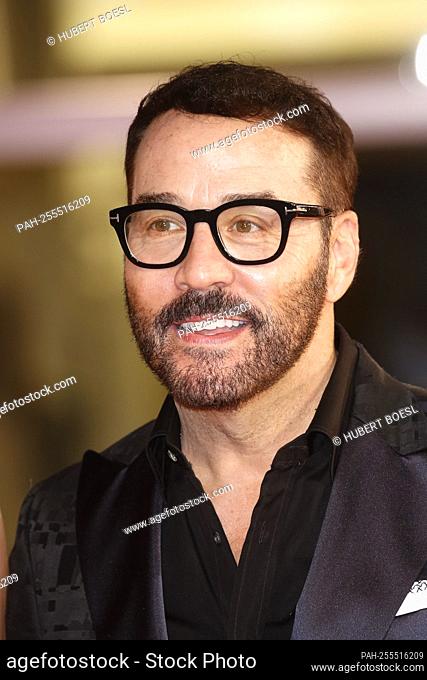 Jeremy Piven attends the premiere of 'The Last Duel' during the 78th Venice Film Festival at Palazzo del Cinema on the Lido in Venice, Italy