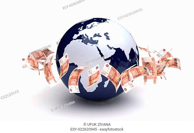Global Business Ruble Currency