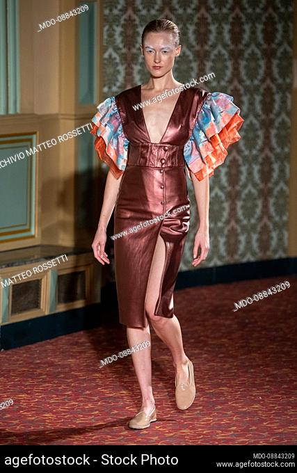 Francesca Liberatore fashion show on the fifth day of Milan Fashion Week Women's collection Spring Summer 2022. Milan (Italy), September 26th, 2021