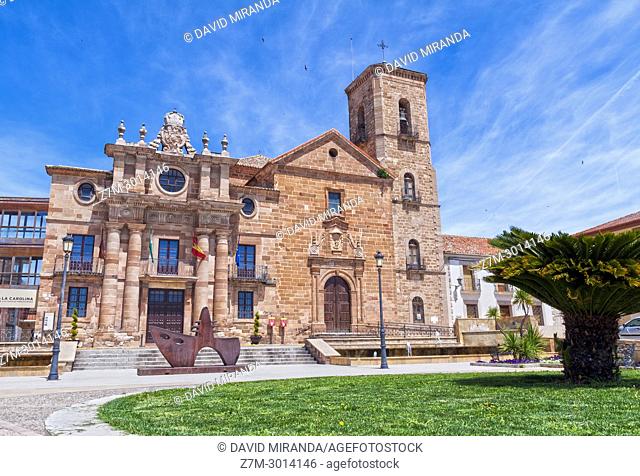 Palacio del Intendente e Iglesia de la Inmaculada Concepción. La Carolina. Jaen Province. Andalusia. Spain