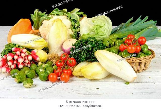 different vegetable