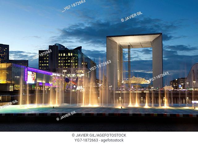 Le grand arche, La defense, Paris, France