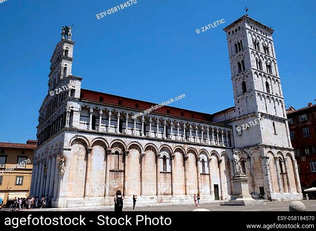 San Michele in Foro Church in Lucca, Italy