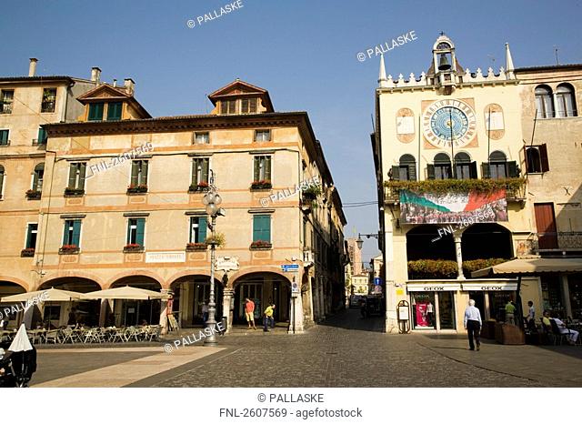 Palace in city, Bassano Di Grappa, Piazza Liberta, Veneto, Italy