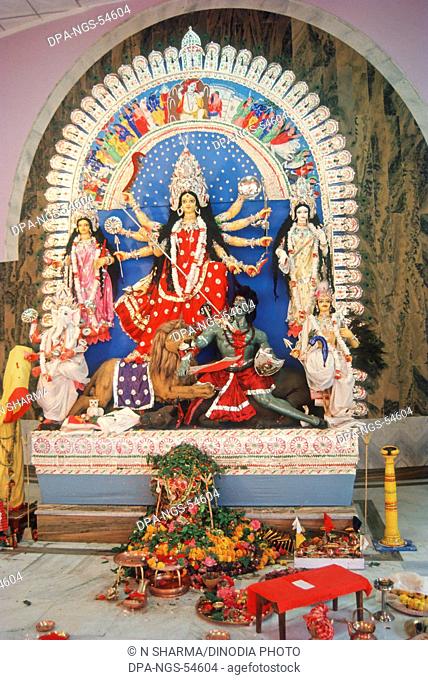 Durga pooja in Lucknow at uttar pradesh India