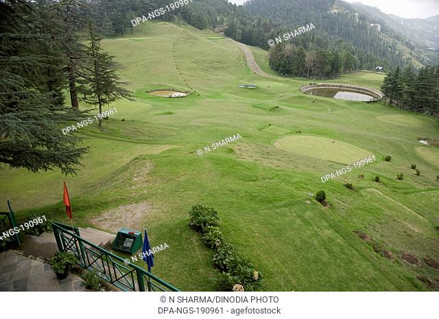 18 holes golf club shimla himachal pradesh India Asia