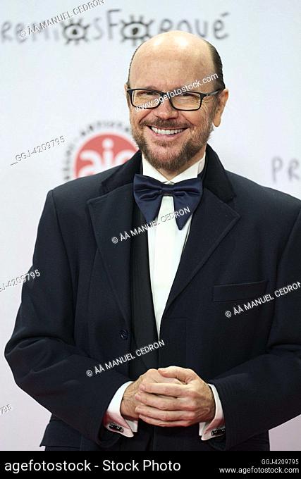 Santiago Segura attends 29th Jose Maria Forque Awards - Red Carpet at Palacio de Congresos de IFEMA on December 16, 2023 in Madrid, Spain