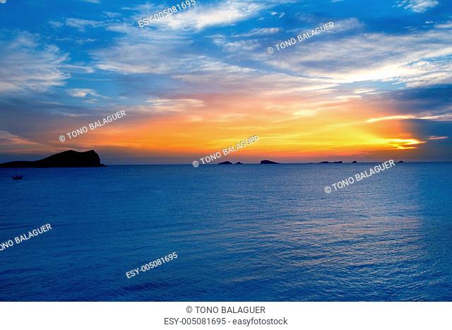 Ibiza cala Conta Conmte sunset