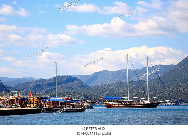 Turkey, province of Antalya, Turkish riviera, port of Demre