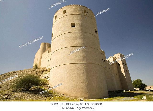 OMAN-The Batinah Plain-Rustaq: Rustaq, once Oman's Capital in the 17th century- Rustaq Fort / Exterior