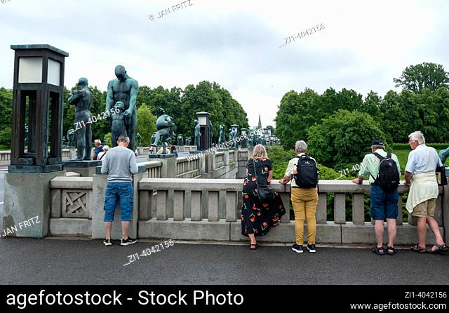 Vigeland Sculpture Park in Oslo, Norway