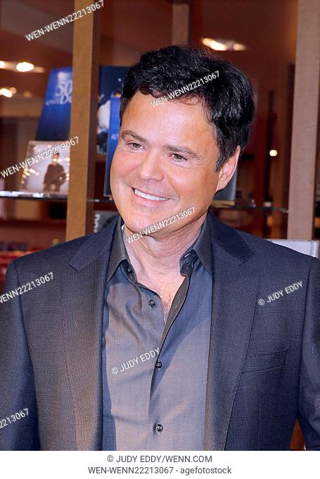 Donny Osmond promotes the release of his 60th album 'The Soundtrack Of My Life' with a CD and poster signing at the Flamingo Las Vegas Featuring: Donny Osmond...