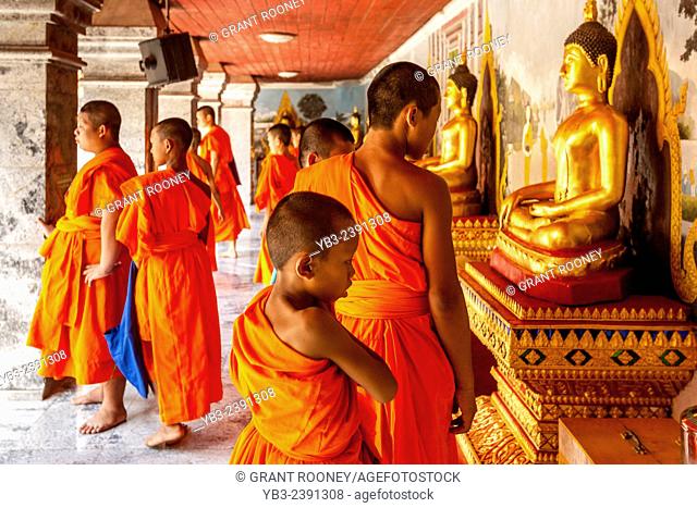 Young Buddhist Monks, Wat Prathat Doi Suthep, Chiang Mai, Thailand