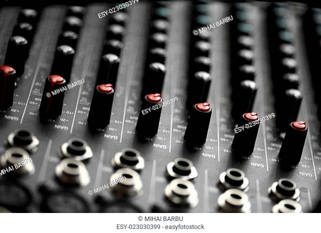 Music mixer desk