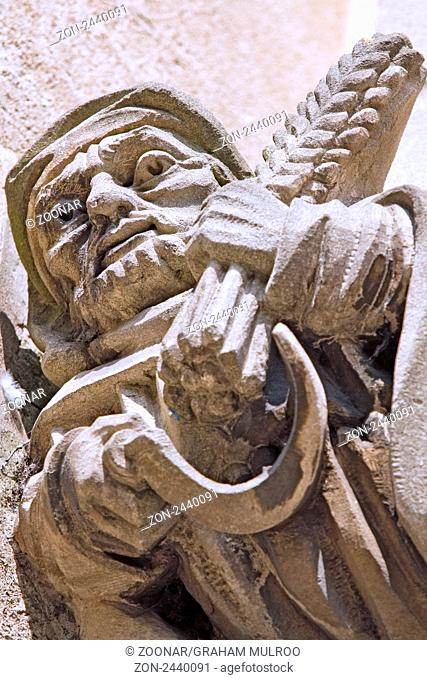 UK Oxford Carved Gargoyle Figure