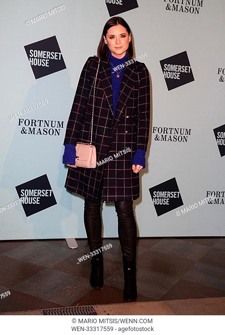 The Skate at Somerset House with Fortnum & Mason Launch Party held at the Somerset House - Arrivals Featuring: Lilah Parsons Where: London