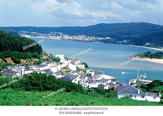 Ría (estuary) del Barqueiro. Vicedo. La Coruña province. Galicia. Spain