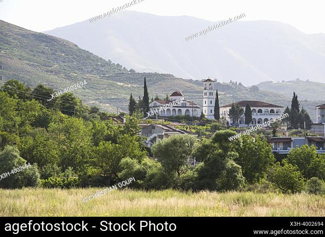 Greek Orthodox Church and Monastery of the Mesopotam Village in the vicinity of Saranda, Southern Albania, , Southeastern Europe