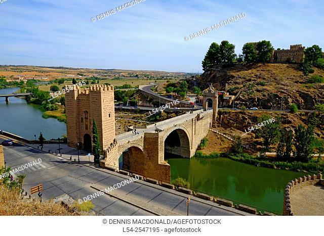 Alcantara Bridge Toledo Spain ES Tagus River