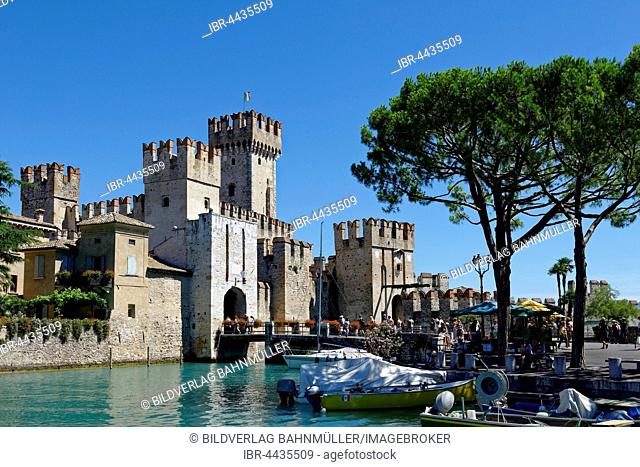 Scaliger Castle, Sirmione, Lake Garda, Lombardy, Italy