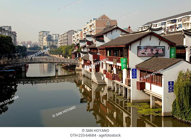 Qibao ancient water village, Minhang district, Shanghai, China