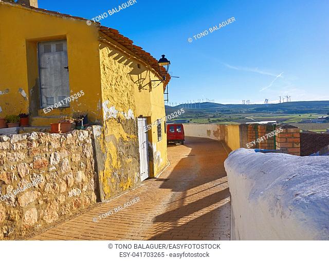 Higueruela village in Albacete at Castile La Mancha of Spain in Saint James Way of Levante