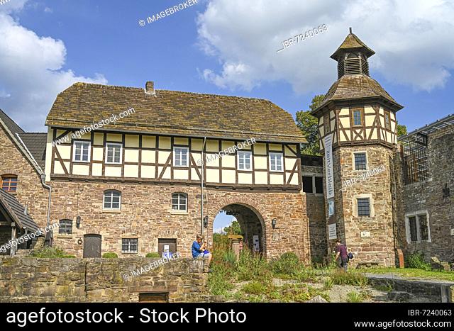 Wülmersen moated castle, Hesse, Germany, Europe