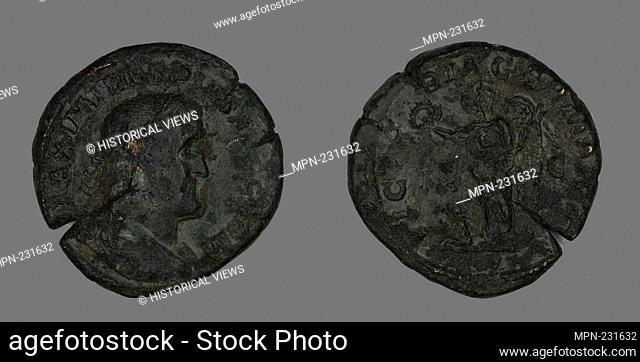 Sestertius (Coin) Portraying Emperor Maximinus - AD 235/238 - Roman, minted in Rome - Artist: Ancient Roman, Origin: Roman Empire, Date: 235 AD–238 AD