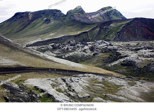 THE MOUNTAINOUS REGION OF FJALLABAK, WHICH ENCOMPASSES THE LANDMANNALAUGAR AND SURROUNDING AREAS, IN THE SOUTH OF THE COUNTRY