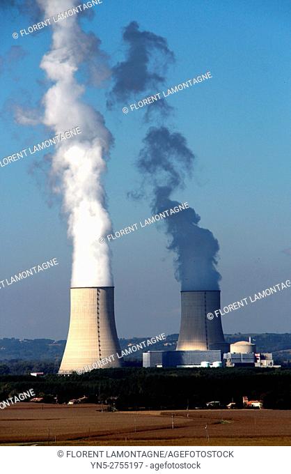 Nuclear power station of Golfech, Tarn et Garonne, Occitanie