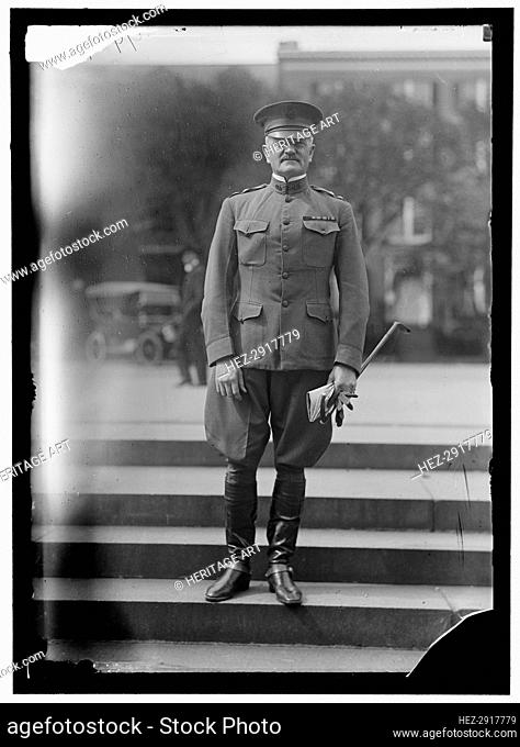 General John J. Pershing, between 1916 and 1918. Creator: Harris & Ewing