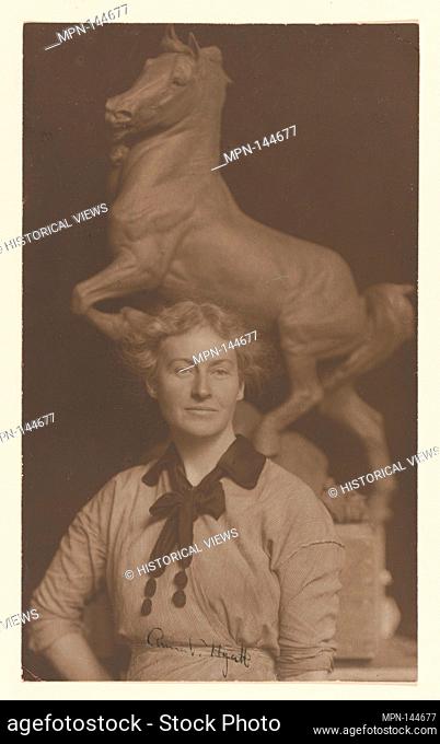 Anna Hyatt Huntington. Artist: Selby Studio; Date: 1910s; Medium: Gelatin silver print; Classification: Photographs